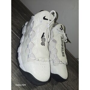 Nike Air More Money White Los Angeles All Star Black Women's Size 9.5 Sneakers